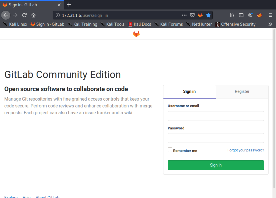 GitLab Sign-In